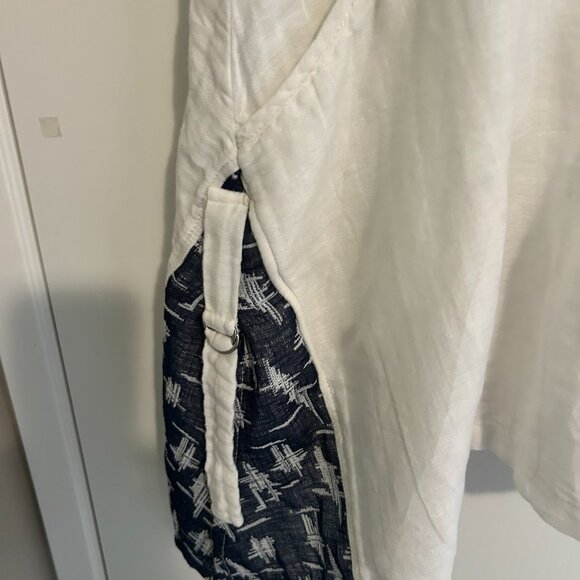 Great nautical Style Top 100% Linin - Picture 7 of 9